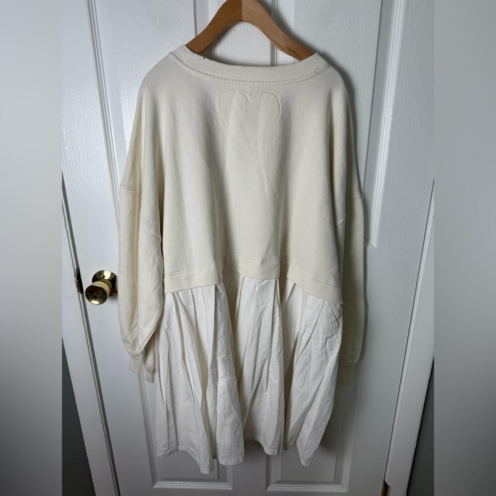 Free People Eleanor Sweatshirt Grey Combo L - Picture 9 of 14